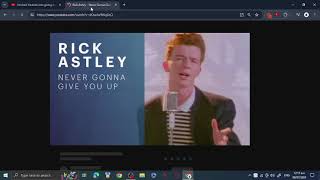 Getting rickrolled by Youtube D [upl. by Ocinom]