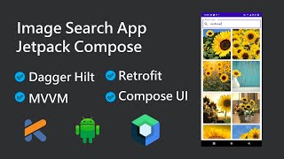 Image Search App Part2  Jetpack Compose  MVVM  Retrofit [upl. by Sayce]