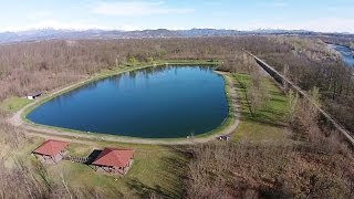 Vista aerea del Lago Mallone di Gattinara [upl. by Jilli]