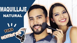 MAQUILLAJE NATURAL PARA HOMBRES trucos que no sabias😱 [upl. by Tiler340]