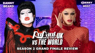 Rupaul’s Drag Race UK Vs THE WORLD Finale Review With Danny Beard  CHERRY WEST [upl. by Novets650]