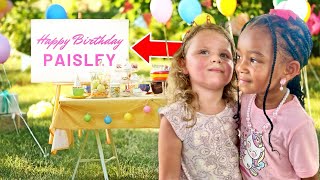 My friend Paisley 4th BIRTHDAY PARTY 🎉 TRUTUBE [upl. by Ecyrb]