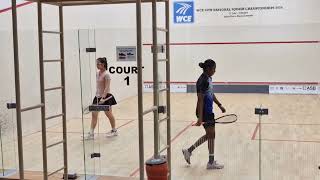 Doyce Lee Ye San v Sehveetrraa Kumar Wce Squash Nationals 2 August 2024 [upl. by Roel149]