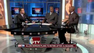 Kenny Smith talks about Allen Iversons retirement [upl. by Eiruam]