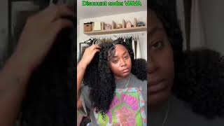 Watch How To Blend Afro Kinky Curly Clip In Extensions [upl. by Akinhoj797]