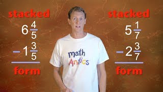 Math Antics  Subtracting Mixed Numbers [upl. by Arrio512]