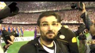 El himno en la Final de la Copa del Rey 2009 [upl. by Egroej]