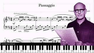 Passaggio  Ludovico Einaudi  Piano Tutorial Score Passaggio Sheets Passaggio Ludovico Einaudi [upl. by Cleary248]