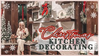 🎄CHRISTMAS DECORATE WITH ME  COZY CHRISTMAS KITCHEN DECORATING IDEAS  CHRISTMAS DECORATIONS 2023 [upl. by Allemrac578]