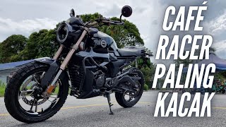 ZONTES ZT155G Café Racer  Scrambler  TEST RIDE amp REVIEW TERPALING JUJUR [upl. by Arim]