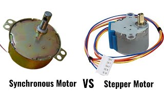 Synchronous Motor VS Stepper Motor  जानिए दोनो ताकतवर मोटर का राज😱experiment synchronous [upl. by Mathre]