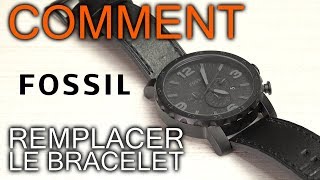 Comment Changer le Bracelet dune Montre Fossil [upl. by Mazur]