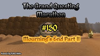 GQM  150 Mournings End Part II Part 3 RS Quest Playthrough Livestream [upl. by Eilis]