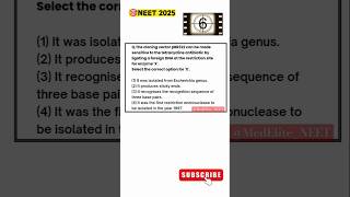 Question from BIOTECHNOLOGY PRINCIPLES amp PROCESSESneet2025class12ncertpracticeneetprepshorts [upl. by Clo]