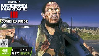 Call of Duty Modern Warfare 3 Zombies I GTX 1650 ti  i5 10th GEN  16GB RAM I Performance Test [upl. by Lauer758]