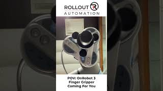 POV OnRobot 3 Finger Gripper Coming At You 3FG15 [upl. by Kele]