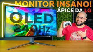 MONITOR GAMER OLED DOS SONHOS LG UltraGear 27quot OLED 240hz e 003ms Análise completa [upl. by Felton]