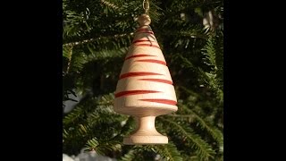 Turning a Christmas Tree Ornament [upl. by Strait]