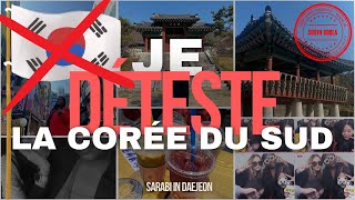 « SARABI DÉTESTE LA CORÉE DU SUD  » mon VRAIE avis mes peurs mes joies mes angoisses…  SARABI [upl. by Llenrap]