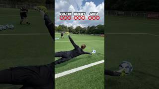 WHO DID IT BEST❓🤔 goalkeeper goalkeepertraining [upl. by Ketchum61]