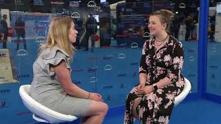 Caroline Barber of Transaid talks to Emma Shone at Microlise Transport Conference 2018 [upl. by Nalaf]