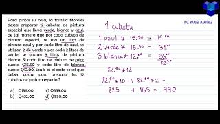 Prueba diagnóstica MINEDUC graduandos Ejemplos resueltos de matemática parte 3 [upl. by Ahseyk]