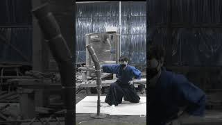 katana cutting battojutsu cutting tatami iaido [upl. by Leban]