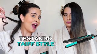 Testando a prancha TAIFF STYLE 210°C  Review da nova chapinha da TAIFF [upl. by Iow]