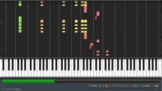 Great Balls Of Fire Piano Synthesia [upl. by Dorahs]