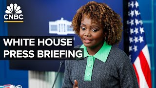 White House press secretary Karine JeanPierre holds a briefing with reporters — 942024 [upl. by Enomaj]