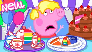 Peppa Pig Tales 🍰 Undercover Cake 🌈 BRAND NEW Peppa Pig Episodes [upl. by Eimia]