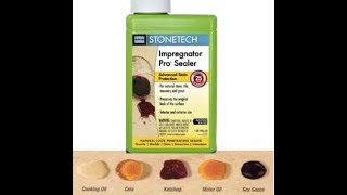 How to Seal Natural Stone Granite Marble Limestone Travertine with StoneTech™ Impregnator Pro™ [upl. by Bbor]