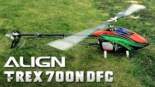 Align Trex 700N DFC HV 3D flight [upl. by Euqinomahs]