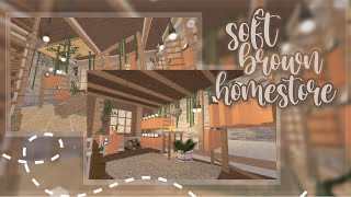 Soft Brown Homestore  Speed Build [upl. by Nguyen]