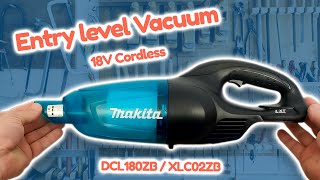 Makita Vacuum Cleaner  Cordless 18V  model DCL180ZB or XLC02XB [upl. by Emmeram]