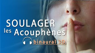 Acouphènes Solution  Traitement et Guérison avec bruit blanc Naturel Binaural 3D [upl. by Gazo31]