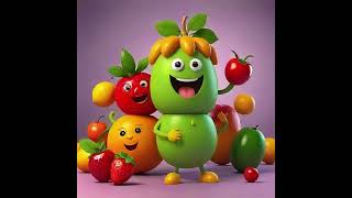 quotFruits Saladquot A Healthy Kids Songquot [upl. by Alegnat10]