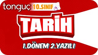 10Sınıf Tarih 1Dönem 2Yazılıya Hazırlık 📑 2024 [upl. by Mcferren]