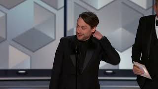 Kieran Culkin Wins Best Television Male Actor – Drama Series I 81st Annual Golden Globes [upl. by Egidio]