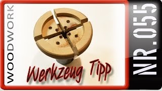 Spannbacken selber drechseln aus Birkemultiplex [upl. by Hawger]