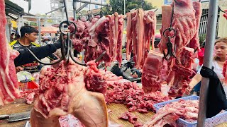 Real Life In Market amp Various FoodDaily Cambodian Food Market Scenes  Meat amp VegetablesMrTola [upl. by Allicserp]