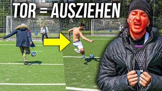 HÄRTESTE amp HEIßESTE FUßBALL CHALLENGE Tor  1 Teil ausziehen [upl. by Assylla400]