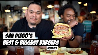 San Diegos Best amp Biggest Burgers Hodads Review [upl. by Cayser]