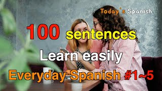 Learn Spanish 1001100Spanish Listening  Spanish Conversation  Spanish SelfStudy [upl. by Ayotac]