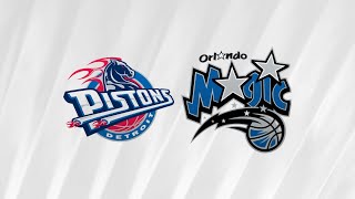 Detroit Pistons v Orlando Magic  Kobe Era  NBA 2K24 [upl. by Aeriell]