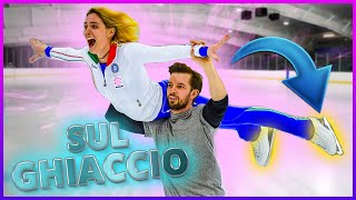 ⛸️ Un pattinatore OLIMPICO mi porta sul GHIACCIO 🧊 INCREDIBILE 🧊 [upl. by Sluiter]