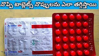 Acemiz MR tablet uses amp నొప్పి టాబ్లెట్స్ నొప్పులను ఎలా తగ్గిస్తాయి [upl. by Coletta953]