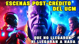 Escenas post créditos de MARVEL que no llegaron ni llegaran a nada [upl. by Ahsyen]