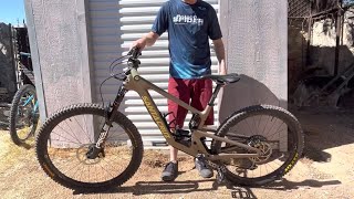 Santa Cruz 5010mx v5 bike check santacruzbicycles [upl. by Nnhoj]