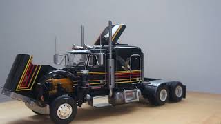 125 REVELL Peterbilt 359 conventional truck PARTEX [upl. by Gladstone23]